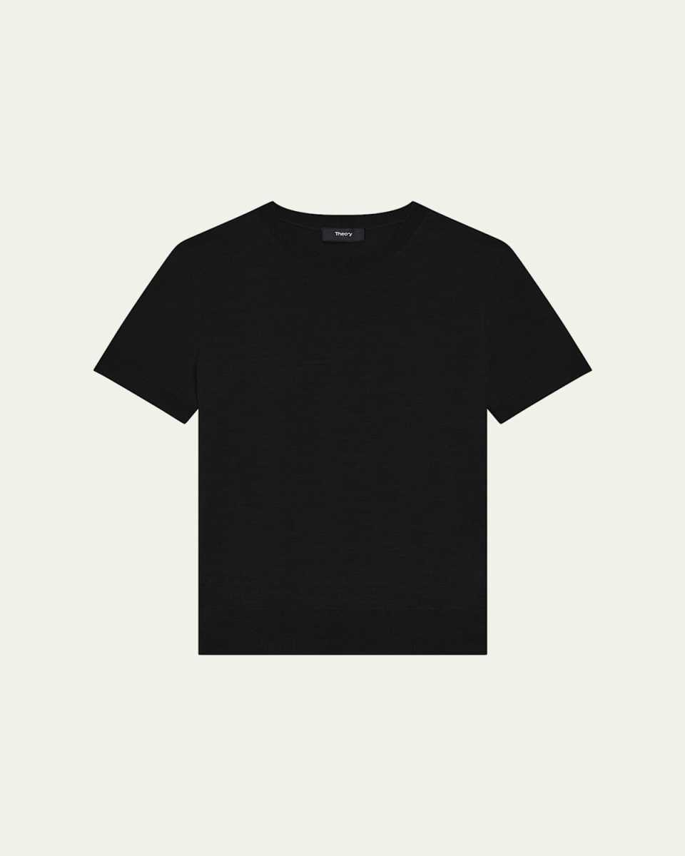Regal Merino Wool Short-Sleeve Crew T-Shirt